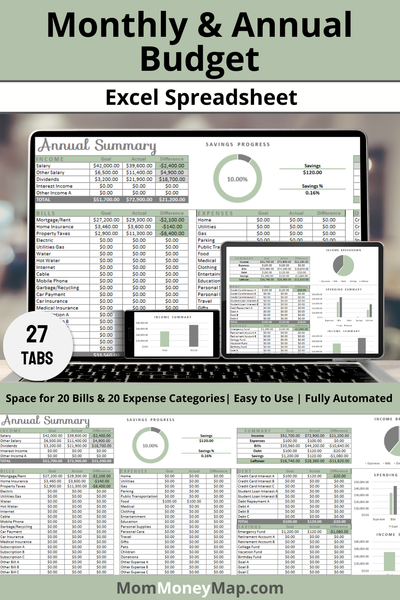 excel budget template