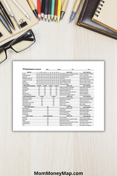 Club Car Checklist.pdf Vehicle Maintenance Checklist Printable PDF for Cars & Trucks – Mom ...