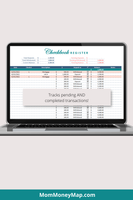 keeping a check register worksheet