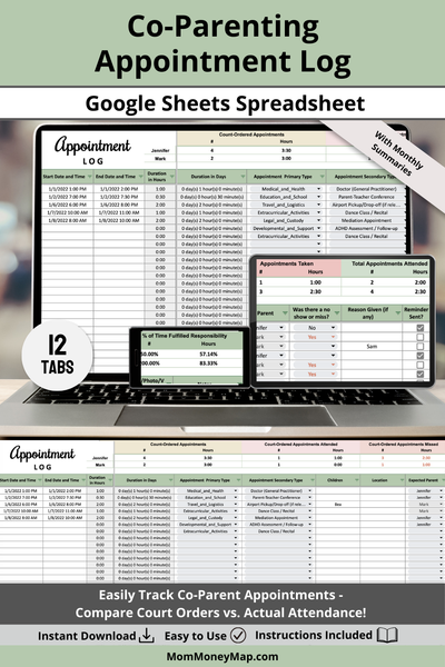 co-parent appointment tracker
