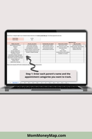 child appointment log google sheets