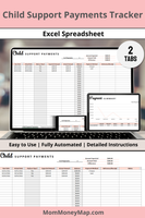 child support tracker excel