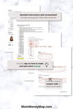 Shared parenting schedule Excel template