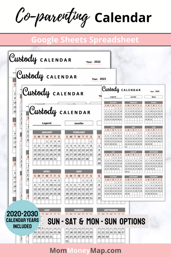 co-parenting-calendar-google-sheets-spreadsheet-mom-money-map