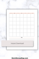 colorful monthly calendar printable pdf
