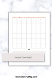 colorful monthly calendar printable pdf