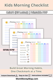 kids morning chart