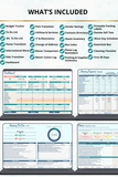 all in one moving house planner Google Sheets template