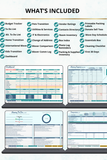 ultimate moving house organizer Excel template digital download

