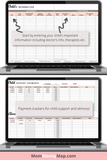 child support spreadsheet template