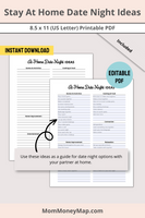 stay at home date night ideas