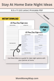 stay at home date night ideas