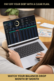 track 20 debts payoff google sheets spreadsheet
