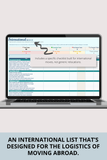 What is the best free timeline spreadsheet for moving overseas?