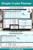 best cruise planner excel spreadsheet for travelers