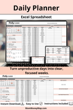 daily planner excel with time slots