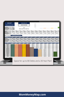 debt tracker spreadsheet template