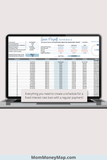 debt tracker with schedule excel spreadsheet
