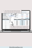 loan balance tracker excel spreadsheet template
