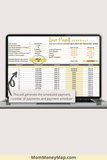 Google Sheets loan payoff