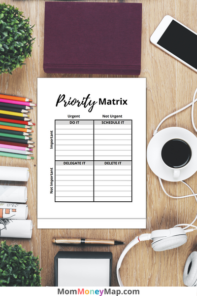 Steward Matrix.pdf Eisenhower Matrix Printable PDF – Prioritize Tasks Effectively – Mom ...