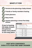offline baby shower planner Excel spreadsheet instant download