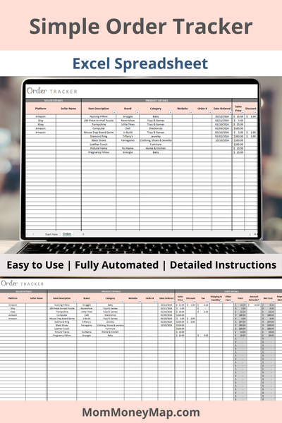 how to create excel spreadsheet for customer order tracking