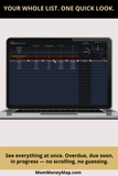 dark mode Excel planner for executive dysfunction
