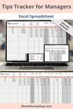 best excel template to track cash tips