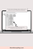 cash tips log sheet