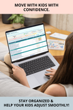 moving timeline for families with kids