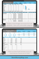 fundraising event budget template excel