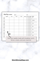 Meal Prep Planner with Recipes