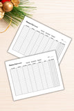 Printable holiday checklist