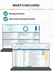 editable home moving checklist excel