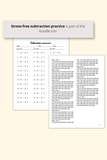 basic math operations worksheet bundle for homeschool parents
