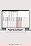 payroll management spreadsheet excel template