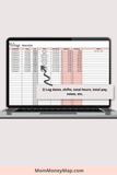 payroll spreadsheet template for staff wages