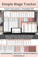 simple wage tracking spreadsheet for freelancers