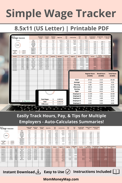 simple wage tracking spreadsheet for freelancers