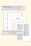elementary math worksheets bundle PDF for classroom and home
