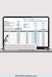 simple loan payoff tracker excel template
