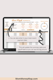 personal loan payoff schedule excel template