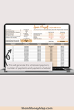 small business loan tracker Google Sheets
