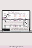 Google Sheets loan payoff template