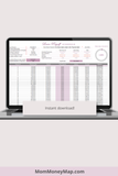 debt tracker with schedule excel spreadsheet
