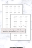 printable long division drill worksheets