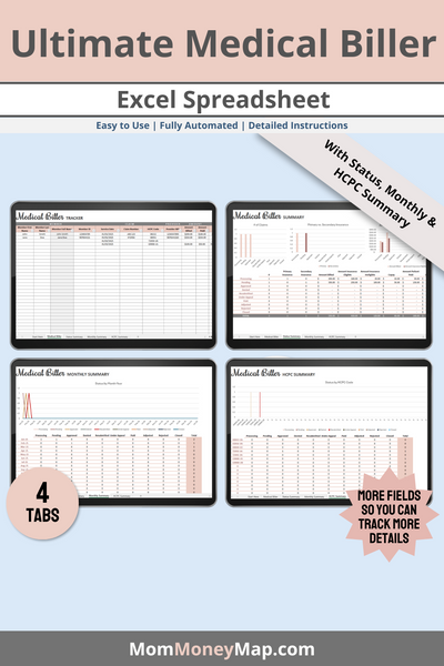 medical bills tracking spreadsheet