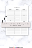 Minimalist Checklist Printable PDF – Simplify Your Life Guide – Mom ...
