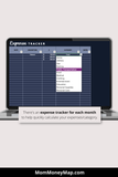 monthly and yearly expense tracker excel
